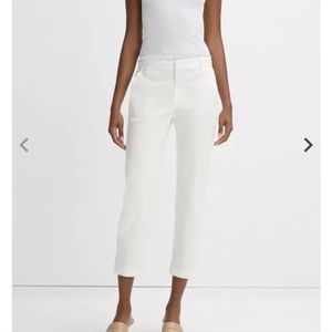 Vince cropped capris white Chino pants